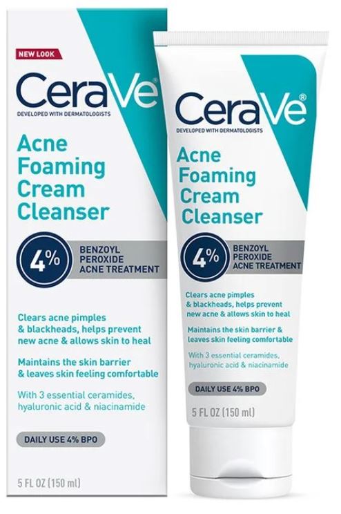 CeraVe Acne Foaming Cream Cleanser